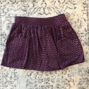 Forever 21 Purple Knit Pattern Skirt Size Medium